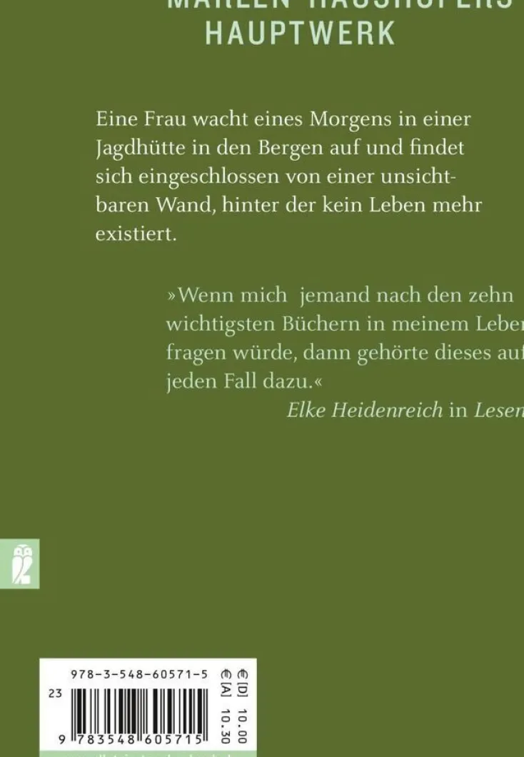 ZEIT Buchhandlung Romane<Haushofer, Marlen: Die Wand