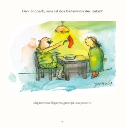 DIE ZEIT Sachbücher|Geschenkbücher<Herr Janosch, wie drückt man Liebe aus, die so groß ist, dass man keine Worte dafür findet?