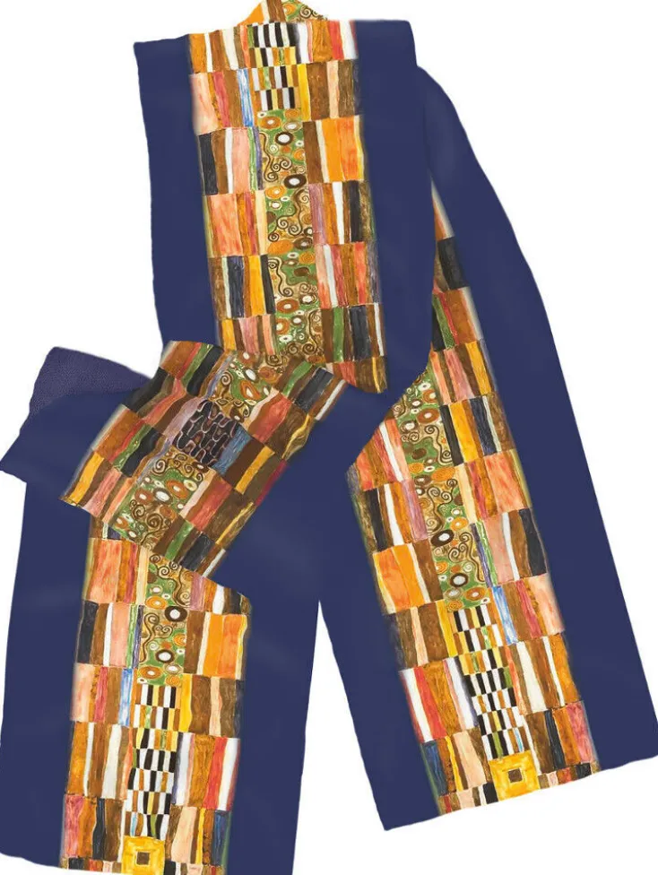 Ars mundi Künstlertücher<Herrenschal »Stoclet Fries«, nach Gustav Klimt