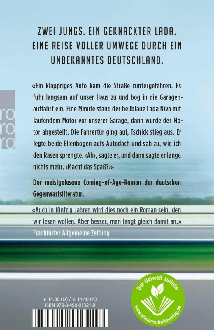 ZEIT Buchhandlung Romane<Herrndorf, W: Tschick