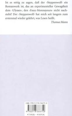 ZEIT Buchhandlung Romane<Hesse, Hermann: Der Steppenwolf