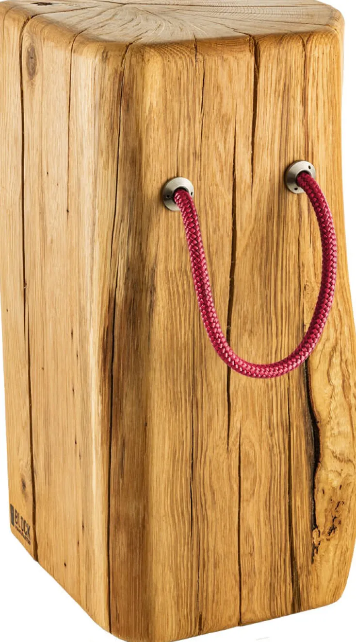 Blockmanufaktur Beistelltische<Hoher Eichen-Beistelltisch