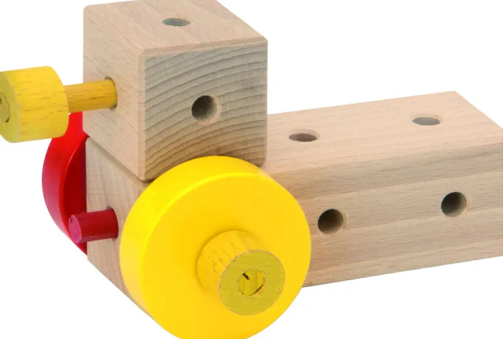 Kinder Matador Holzspielzeug<Holzkonstruktionsbaukasten »Maker M034«, 34-teilig