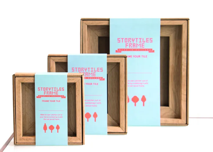 StoryTiles Wandbilder & Wanddekoration<Holzrahmen von