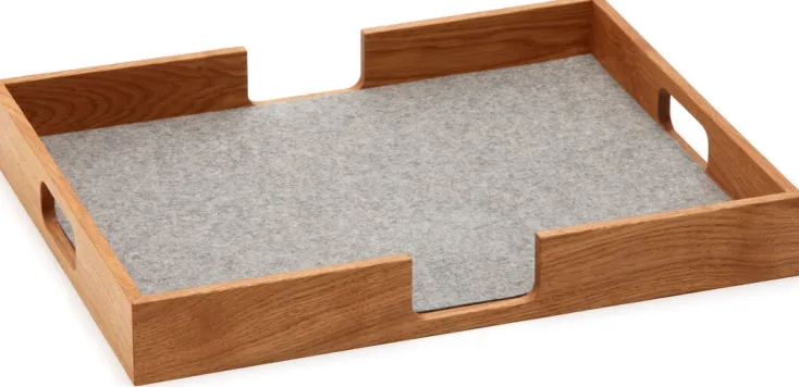 HEY-SIGN GmbH Zubereiten & Servieren<Holztablett mit Filz