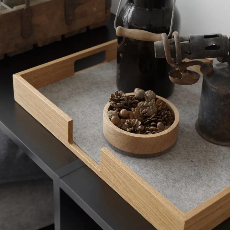 HEY-SIGN GmbH Zubereiten & Servieren<Holztablett mit Filz