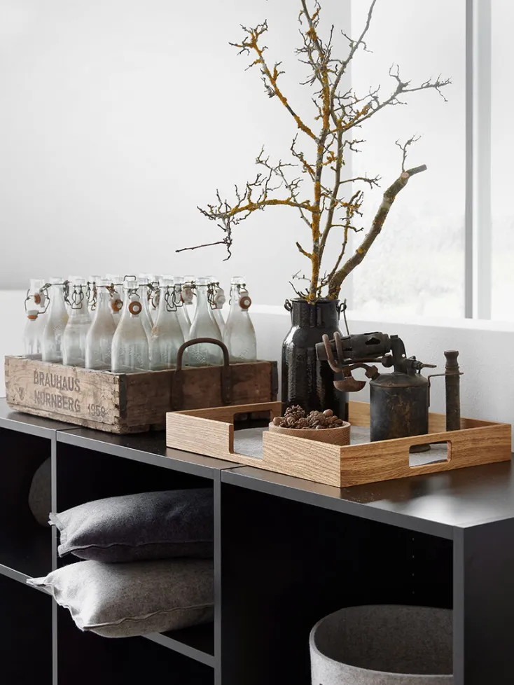 HEY-SIGN GmbH Zubereiten & Servieren<Holztablett mit Filz