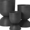 ferm LIVING Gartendekoration<»Hourglass« Pflanztopf