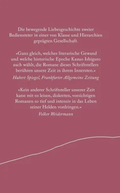 ZEIT Buchhandlung Romane<Ishiguro, K: Was vom Tage übrig blieb