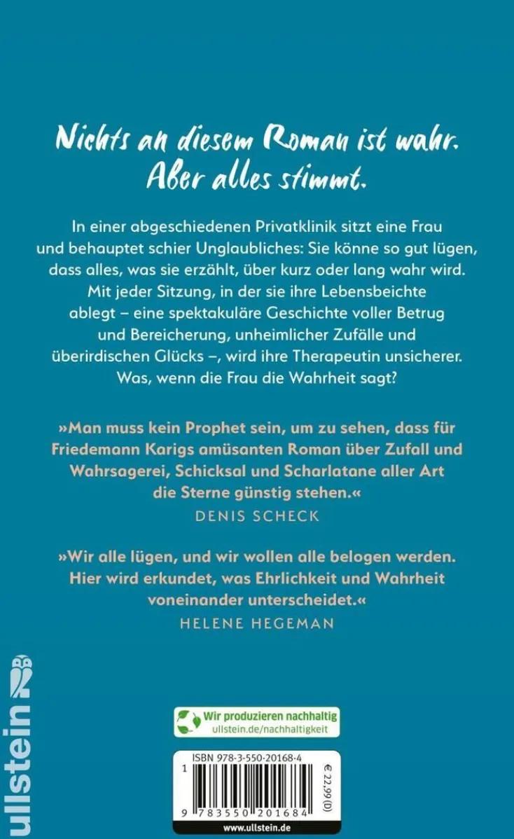 ZEIT Buchhandlung Romane<Karig, F: Lügnerin