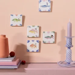 StoryTiles Wandbilder & Wanddekoration<Keramikfliese »Auf den Wellen reiten«