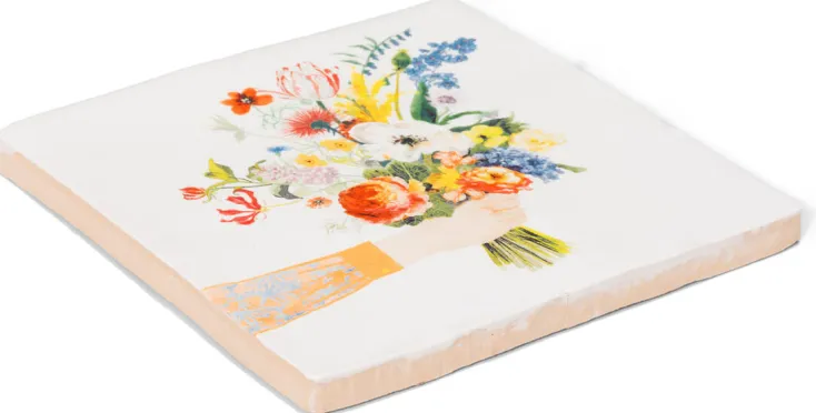 StoryTiles Wandbilder & Wanddekoration<Keramikfliese »Blumen für dich«