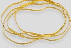 Franziska Rappold Goldschmiedeschmuck<Kette »Bogen«, goldplattiert