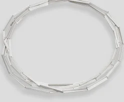 Franziska Rappold Goldschmiedeschmuck<Kette »Streifen«, Silber