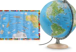 Kinder Räthgloben Weihnachtsgeschenke<Kinder-Leuchtglobus Atmosphere Family silver 2.0