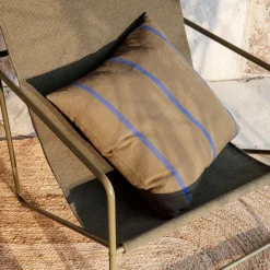 ferm LIVING Decken & Kissen<Kissen »Grand«, Baumwolle & Leinen