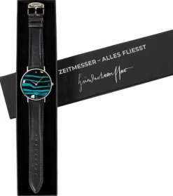 Ars mundi Künstleruhren<Künstler-Armbanduhr »Alles fließt« nach Hundertwasser
