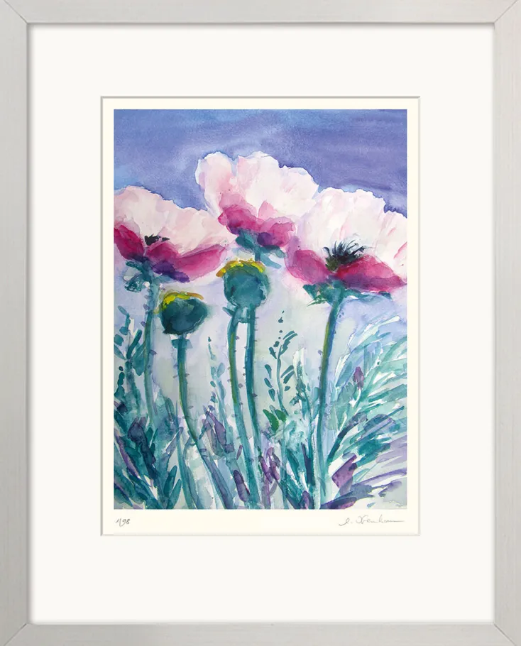 Ars mundi Alle Werke<Kremkau, Christine: 4 Blumenbilder im Set