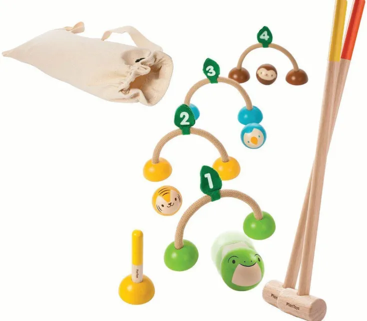 Kinder Plan Toys Kinder Im Garten|Spielzeug Für Draußen<Krocket-Set