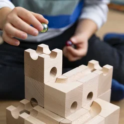 Kinder Cuboro Spiele & Puzzle|Holzspielzeug<Kugelbahn Set »STANDARD 50 & DAS BUCH«
