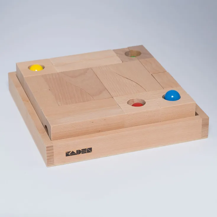 Kinder Kaden & Kaden Holzspielzeug<Kugelbahn Nr. 02 »Wellen S«