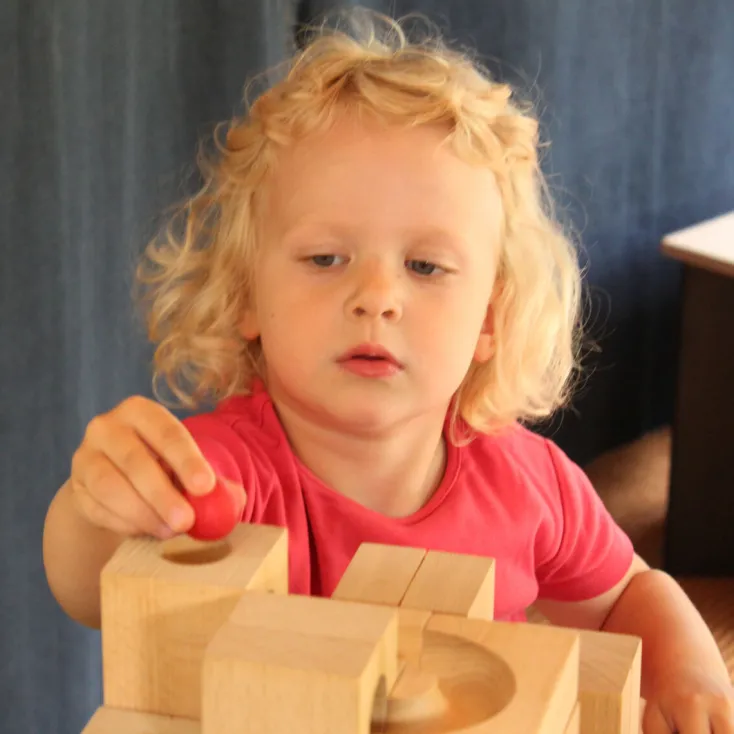 Kinder Kaden & Kaden Holzspielzeug<Kugelbahn Nr. 02 »Wellen S«