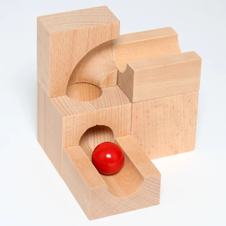 Kinder Kaden & Kaden Holzspielzeug<Kugelbahn Nr. 02 »Wellen S«