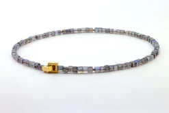 Menard Goldschmiedeschmuck<Labradorit Collier