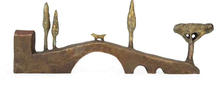 Ars mundi Alle Skulpturen|Bronze<Lang, Hubert: Skulptur »Toskanalandschaft«, 2014