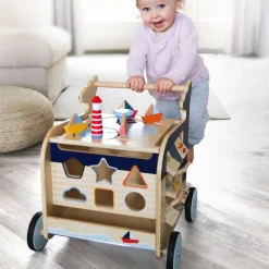 Kinder Small Foot Holzspielzeug<Lauflernwagen »Wal«