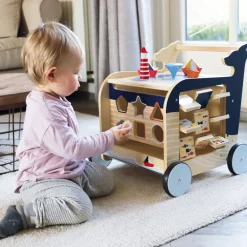 Kinder Small Foot Holzspielzeug<Lauflernwagen »Wal«