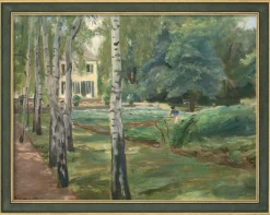 Ars mundi Alle Werke<Liebermann, Max: »Die Birkenallee im Wannseegarten nach Westen«
