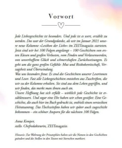 ZEITmagazin Geschenkbücher<Liebesgeschichten »Lexikon der Liebe«