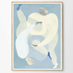 The Poster Club Wandbilder & Wanddekoration|Alle Werke<Lind, Sofia: »Hold You - Blue« mit Rahmen