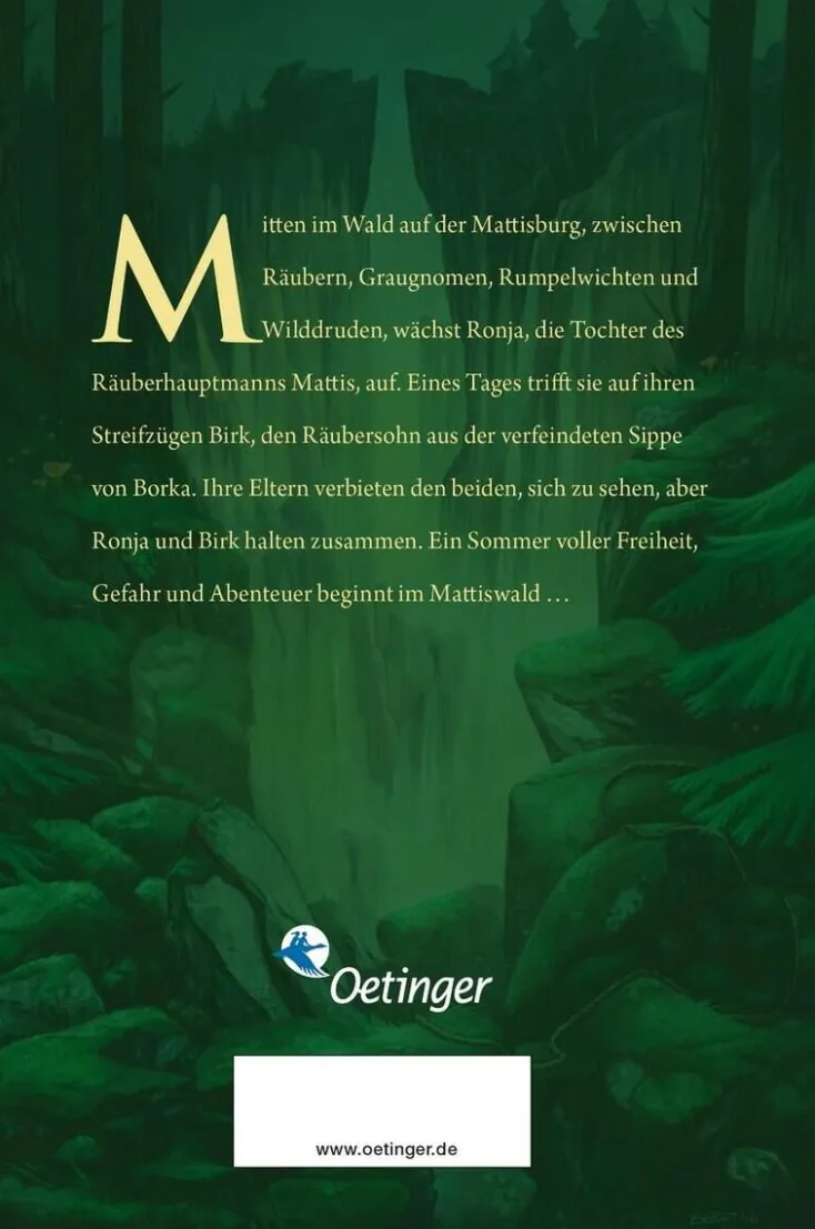 Kinder ZEIT Buchhandlung Kinderbücher Ab 9 Jahre<Lindgren, A: Ronja Räubertochter