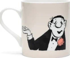 Ars mundi Keramik & Gläser<Loriot: ​ 2 Becher mit Künstlermotiven »Rosenkavalier« &amp; »Conférencier« im Set, Porzellan​