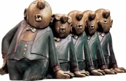 Ars mundi Alle Skulpturen|Bronze<Loriot: »Comedian Harmonists«