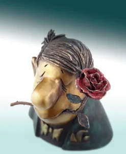 Ars mundi Alle Skulpturen|Bronze<Loriot: Skulptur »Der Rosenkavalier«