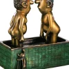 Ars mundi Bronze<Loriot: Skulptur »Herren im Bad«