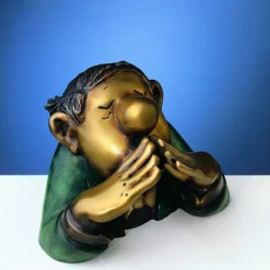 Ars mundi Alle Skulpturen|Bronze<Loriot: Skulpturen »Die drei Charakterköpfe« in Bronze