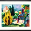 Ars mundi Alle Werke<Macke, August: »Im Schlossgarten v. Oberhofen« 1914