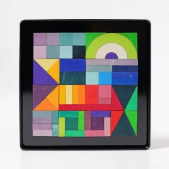 Kinder GRIMM’S Spiele Für Kinder|Konstruieren & Experimentieren<Magnetspiel »Geo-Grafisch«