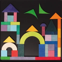 Kinder GRIMM’S Spiele Für Kinder|Konstruieren & Experimentieren<Magnetspiel »Geo-Grafisch«