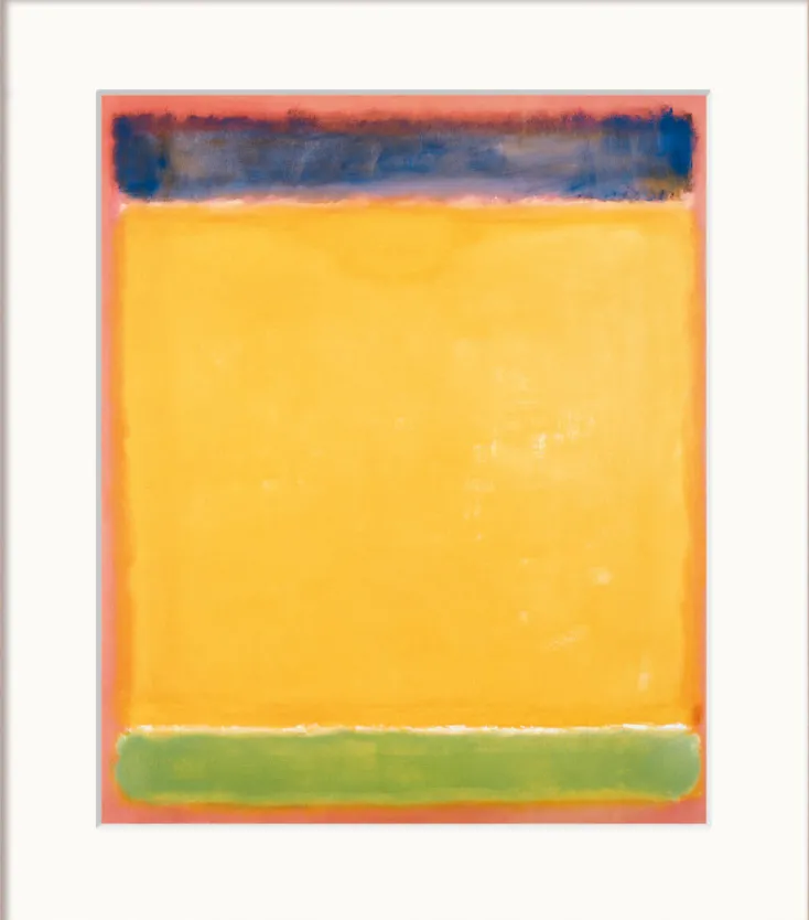 Ars mundi Alle Werke<Mark Rothko: »Untitled (Blue, Yellow, Green, Red)«, 1951 Holz hell gerahmt