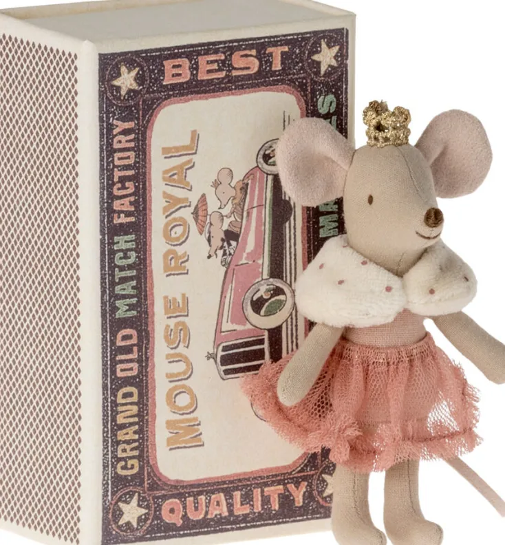 Kinder Maileg Kuscheltiere & Puppen<Maus »Prinzessin« in Streichholzschachtel