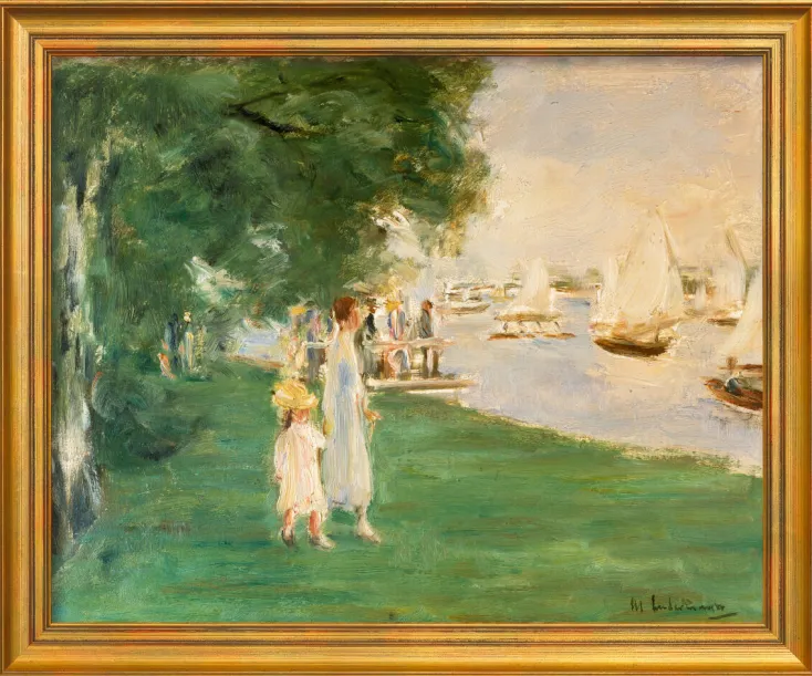 Ars mundi Alle Werke<Max Liebermann: Bild »Wannseelandschaft« (1924), gerahmt
