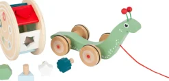 Kinder Small Foot Holzspielzeug<Nachzieh-Stecktier »Schnecke«