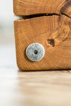 Blockmanufaktur Beistelltische<Niedriger Eichen-Beistelltisch