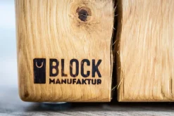 Blockmanufaktur Beistelltische<Niedriger Eichen-Beistelltisch