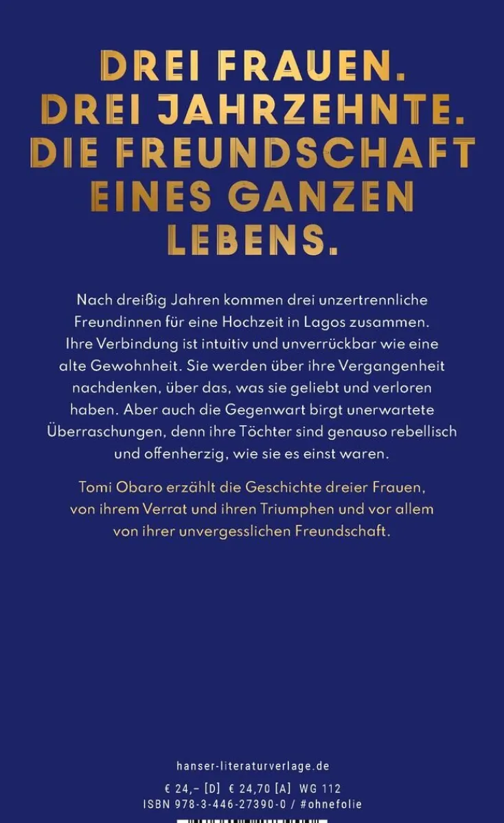 ZEIT Buchhandlung Romane<Obaro, T: Freundin bleibst du immer